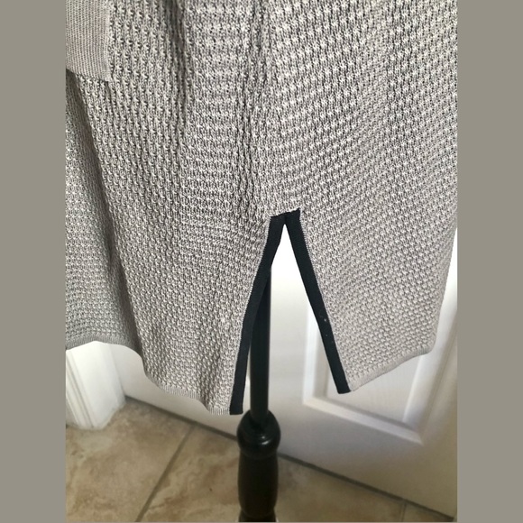 Misook’s Mandarin Collar Knit Weaved Jacket - Picture 9 of 14